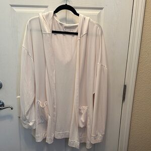 Koolaburra by UGG Cream Hooded Tunic Cardigan